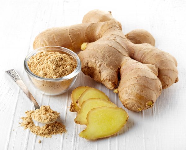 Natural antibiotic alternative ginger root