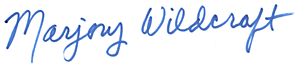 Marjory Wildcraft Signature