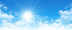Sun and clouds
