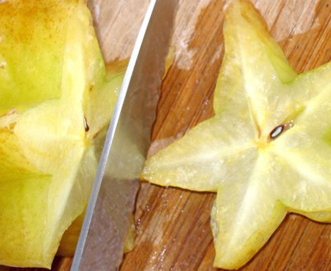 Learn how to cut star fruit to maximize its wow factor. (The Grow Network)