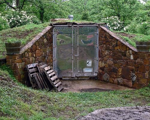 Shipping Container Root Cellar