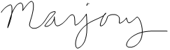Majory's Signature