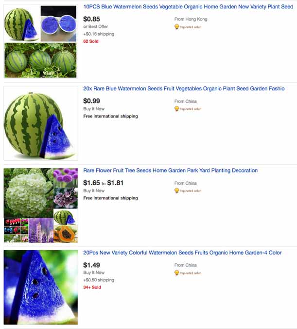 Blue Watermelons and Other Hoaxes