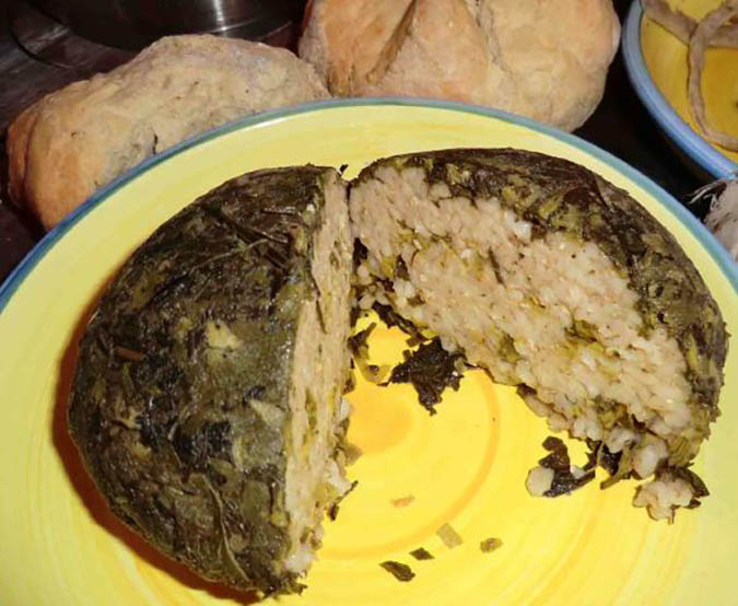 Recipe for stinging nettle pudding (The Grow Network)