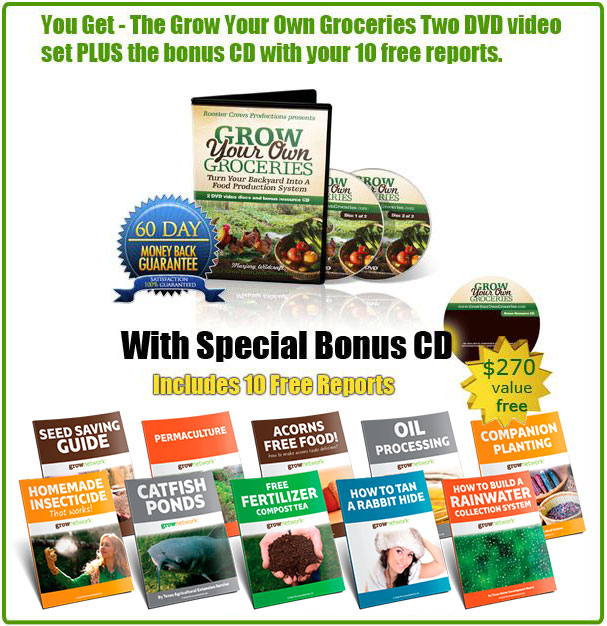 Grow Your Own Groceries – 72 Hour Free Viewing The Grow Network