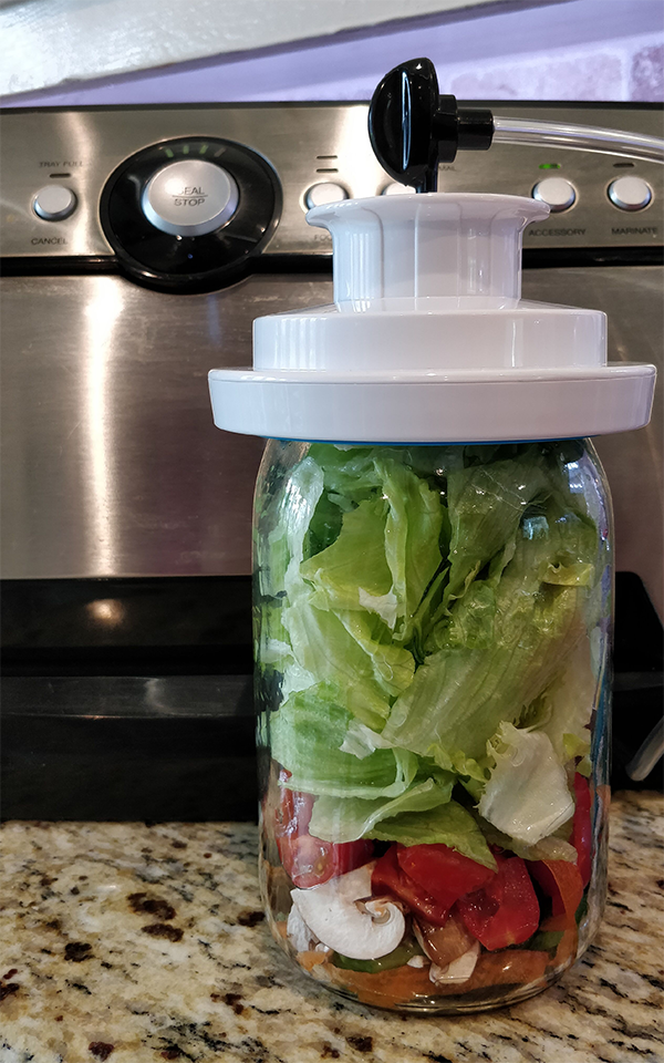 how to use a mason jar attachment for a food saver