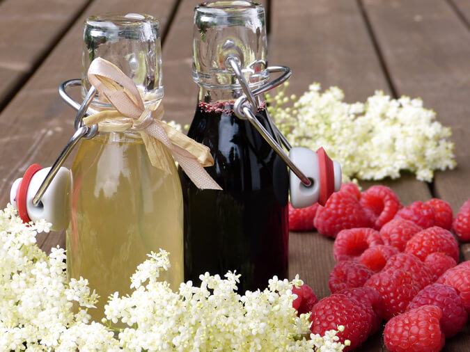 Elderberry syrup is a favored vehicle for the health benefits of elderberry (The Grow Network)