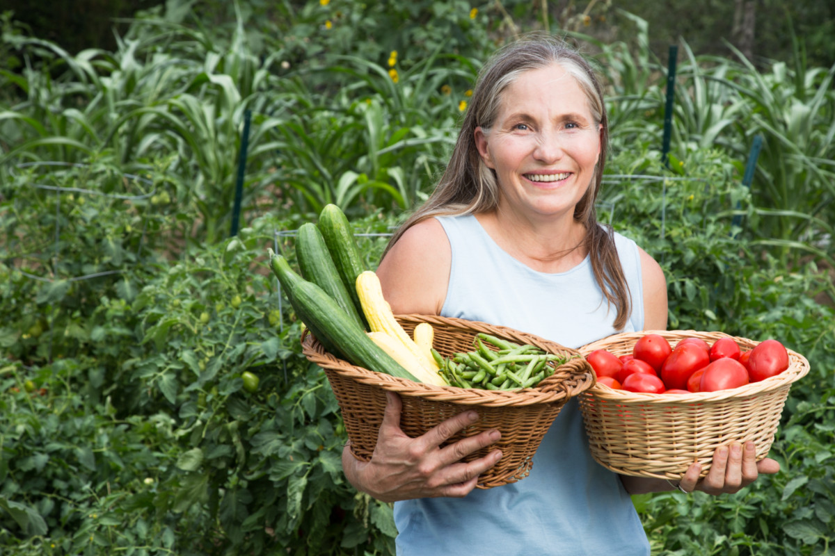 marjory holding veggies high res